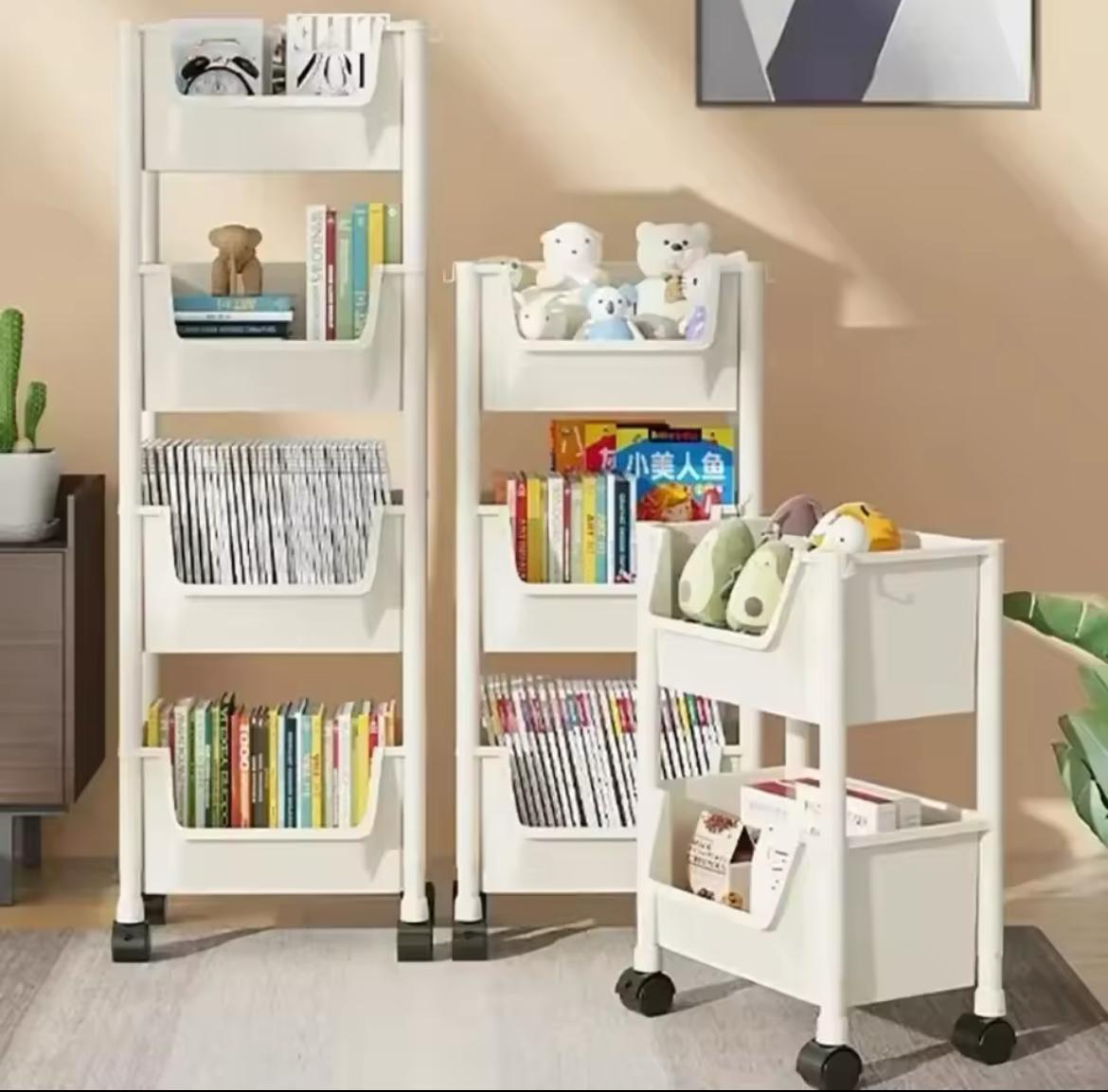 4 Trolley bookshelf/kitchen storage rack
