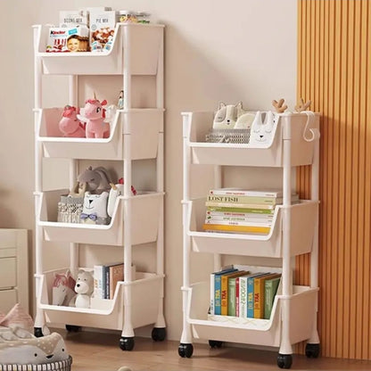 4-Layer Trolley Storage Rack