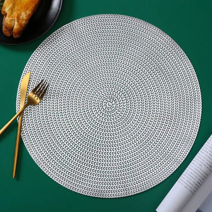 6pcs pvc non-woven table mats 