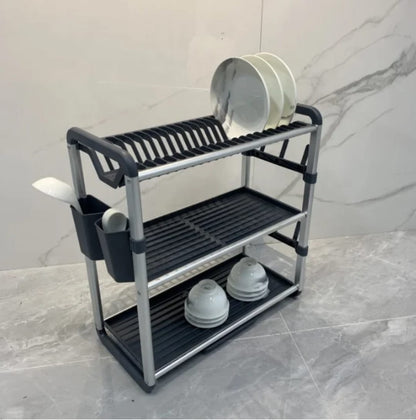 Premium Quality 3 Tier Aluminium Dish Drainer