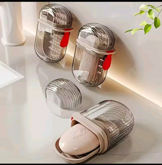 Portable travel soap holders