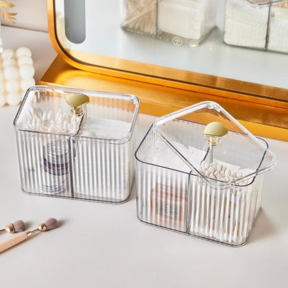 3 compartment Acrylic earbud organizer