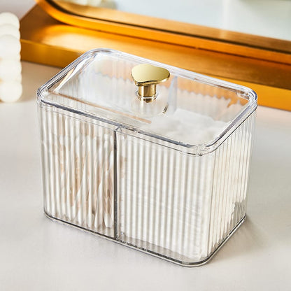 3 compartment Acrylic earbud organizer
