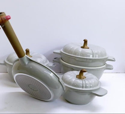 9 PCS USFE PUMPKIN Granite cookware set