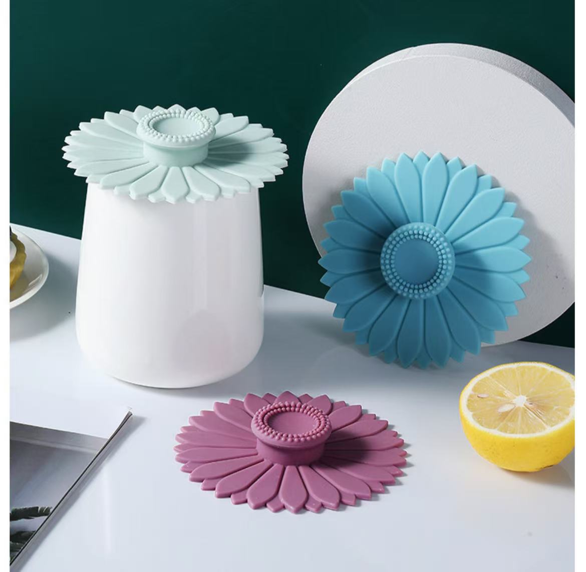 Sunflower Silicone Cup Lid