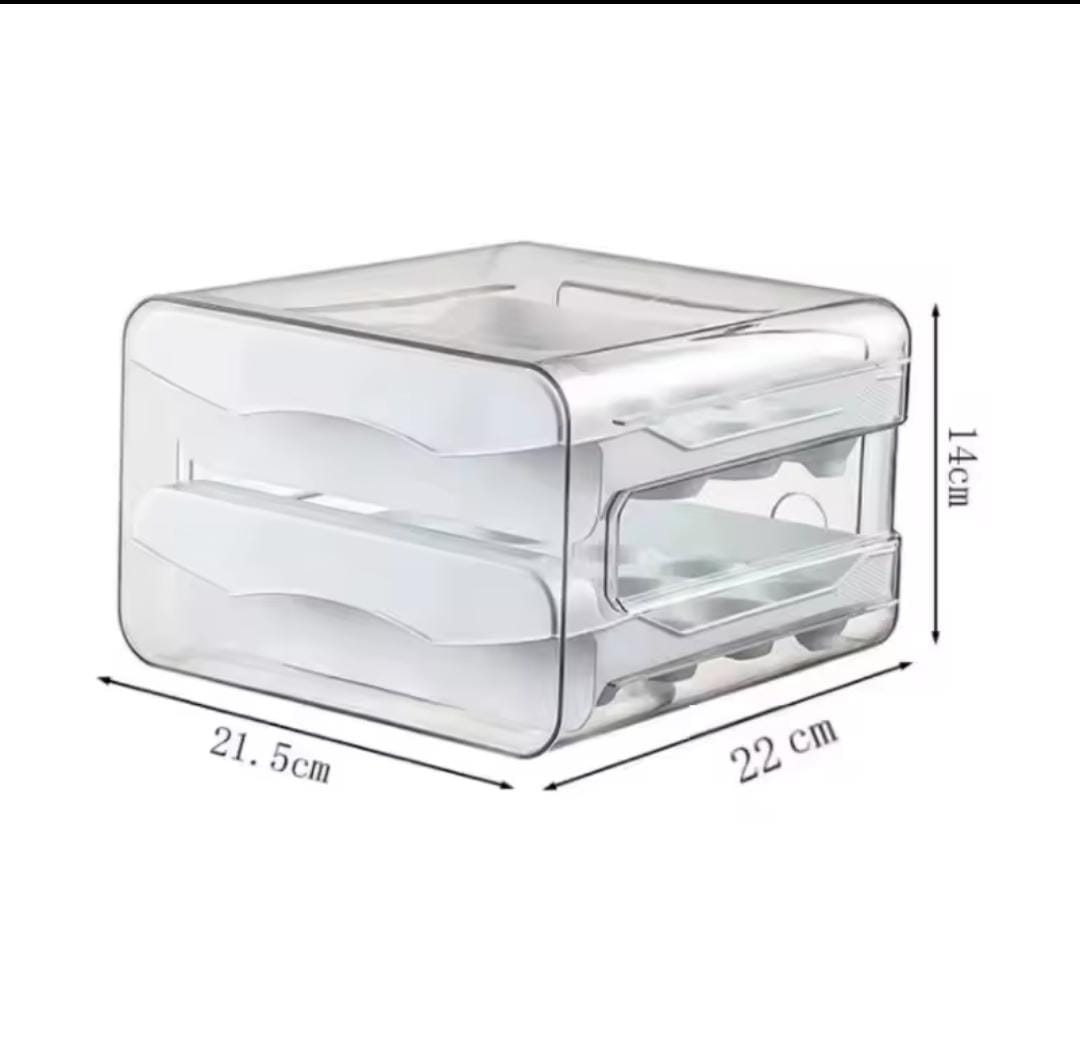 Double layered Acrylic Egg storage tray.