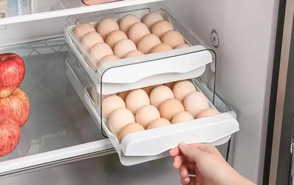 Double layered Acrylic Egg storage tray.
