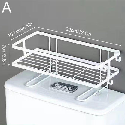 Single layer Over the toilet rack/shelf bathroom
