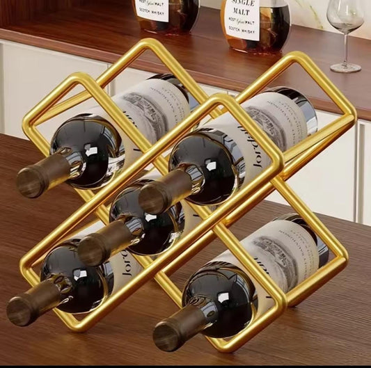 5 SLOTS WINE HOLDER