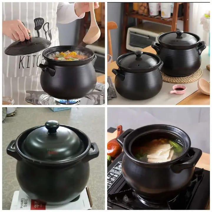 Porcelain Cooking pot 4.8 ltrs