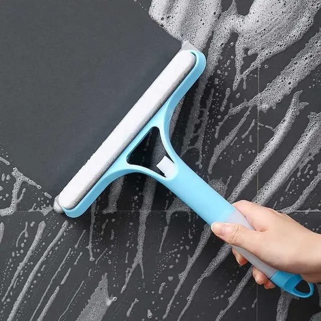 3-in-1 Car Spray Glass Double Sided Wiper Spray Window Squeegee