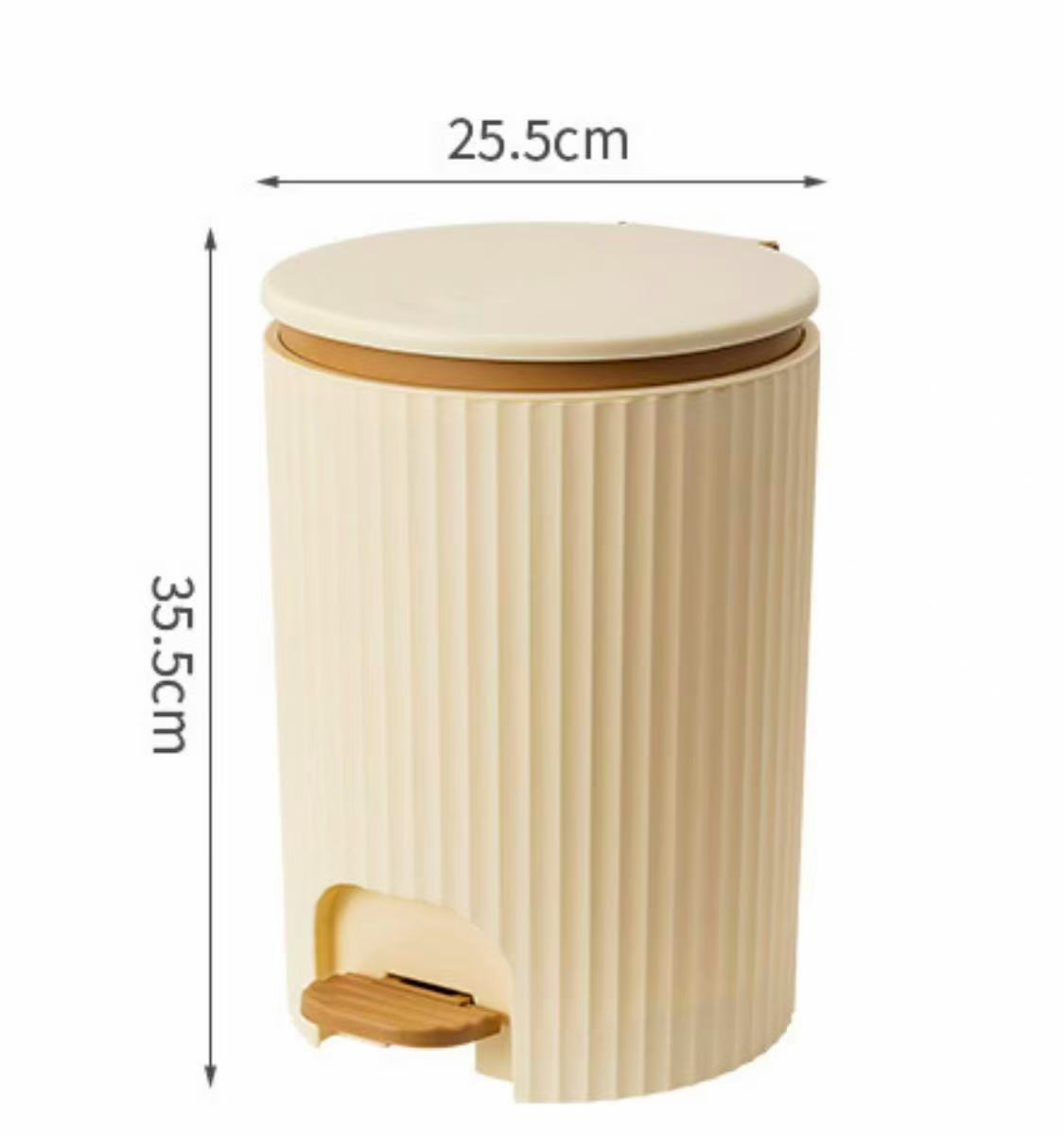 Foot Pedal push dustbin/trash can.