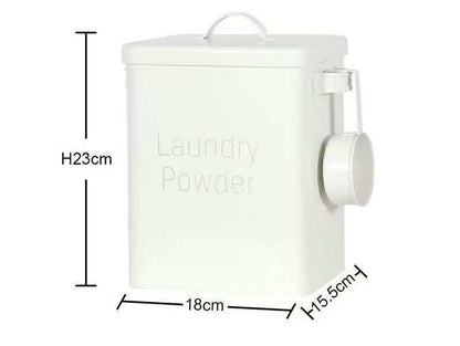 Alloy laundry powder tin