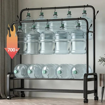 Heavy-Duty Double Rail Clothes Rack