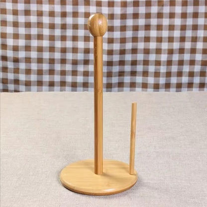 Bamboo Wood Tissue Holder