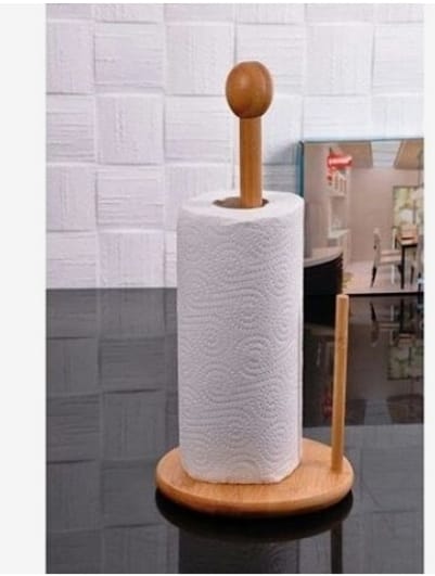 Bamboo Wood Tissue Holder