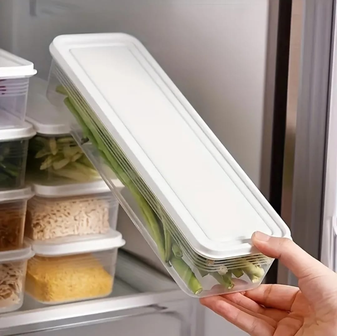 Refrigerator herb storage boxes/ fresh keeping crisper organizer with lid
