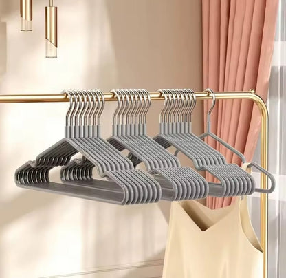 10pcs clothes hangers with antislip stainless steel hook