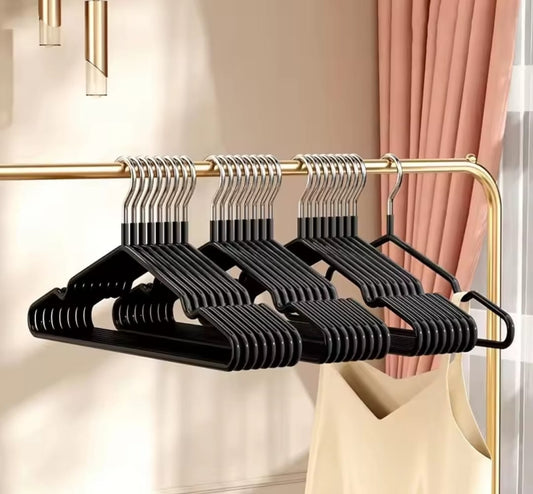 10pcs clothes hangers with antislip stainless steel hook