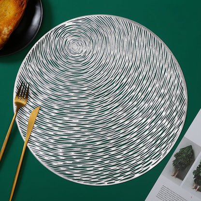 6 pcs Nordic Hollow PVC Table Mat