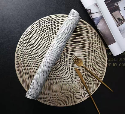 6 pcs Nordic Hollow PVC Table Mat