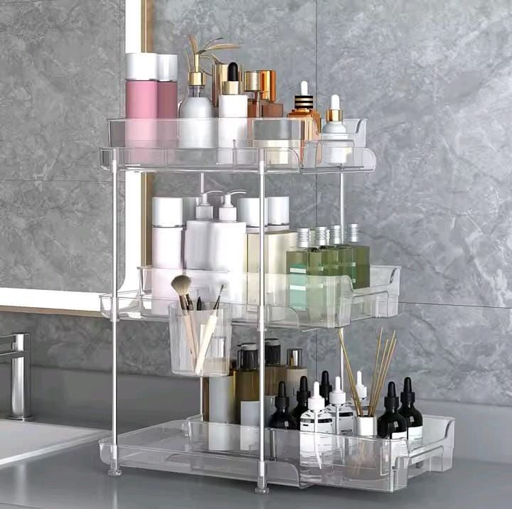 3 layer make up organizer