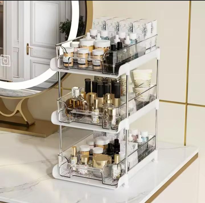 3 layer make up organizer