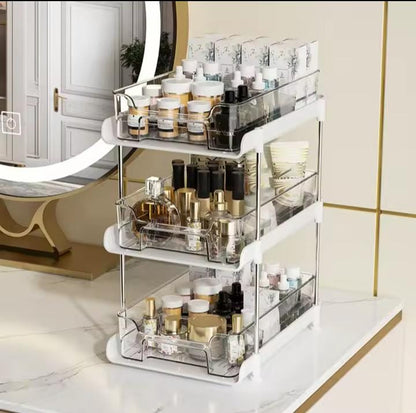 3 layer make up organizer
