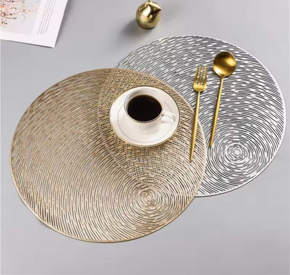 6 pcs Nordic Hollow PVC Table Mat