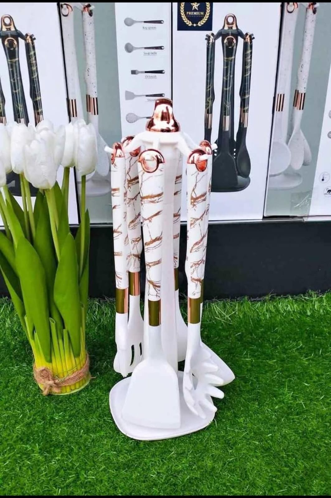 7pc silicone spoon set 