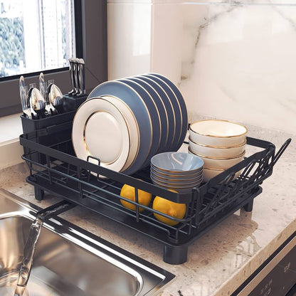 All-in-1 Single Layer Over-the-Sink Dish Drainer