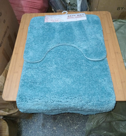 2 pcs set High absorption Ultra-Soft Plush Bath Mat Set