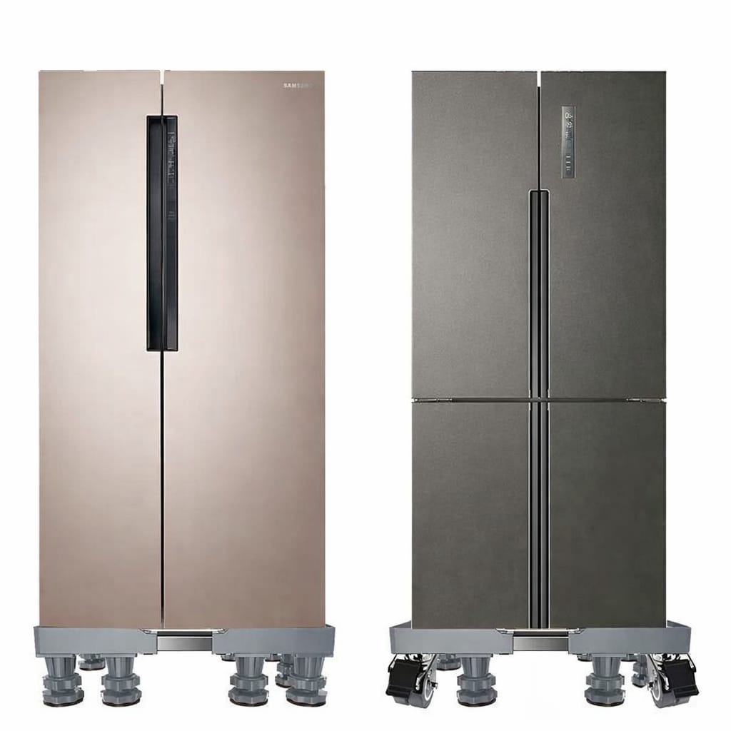 Heavy-Duty Double Tube Fridge/Washing Machine Stand