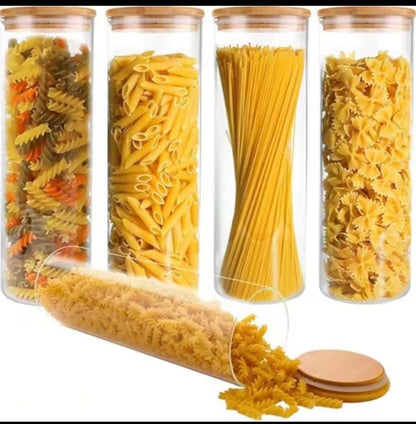 2000ml cereal / spaghetti glass storage containers.