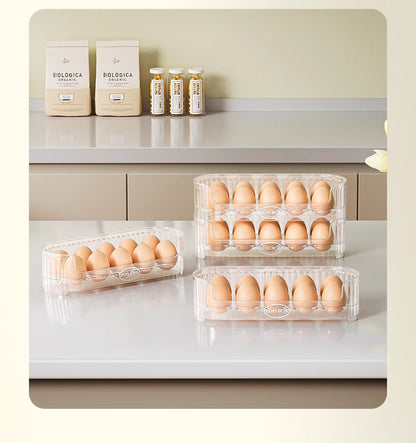 2 layer Stackable Egg Storage Box