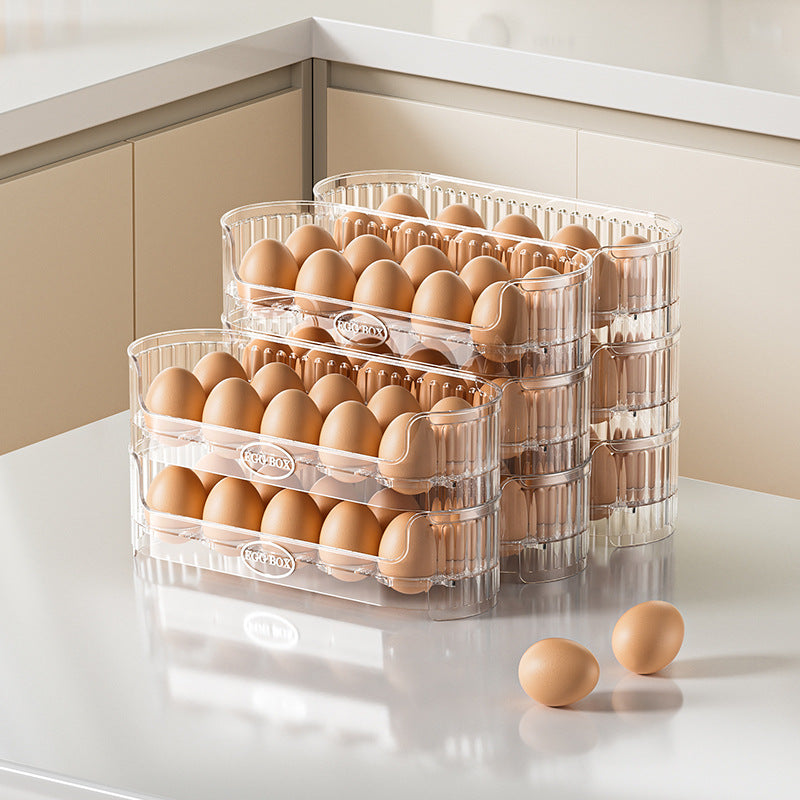 2 layer Stackable Egg Storage Box
