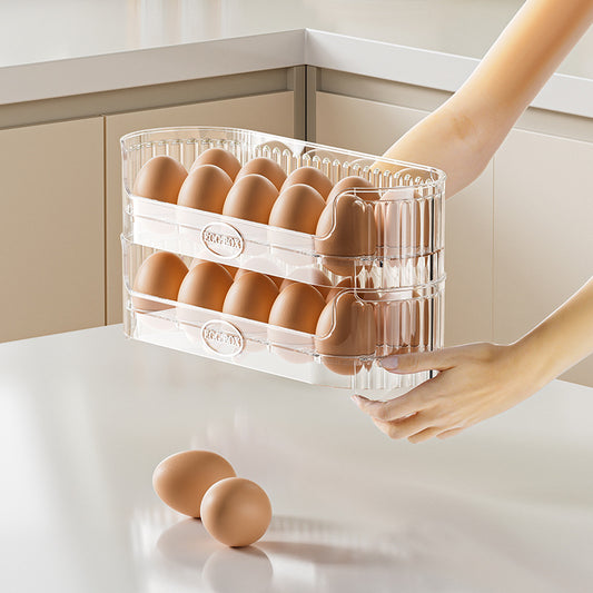 2 layer Stackable Egg Storage Box