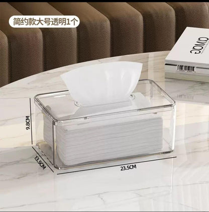 Modern design Transparent acrylic serviettes holder.