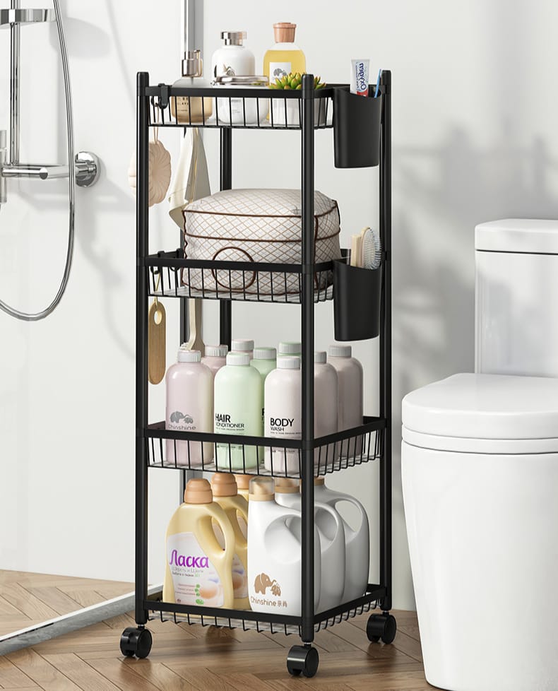 4-Tier Multifunctional Storage Rack/Bathroom rack