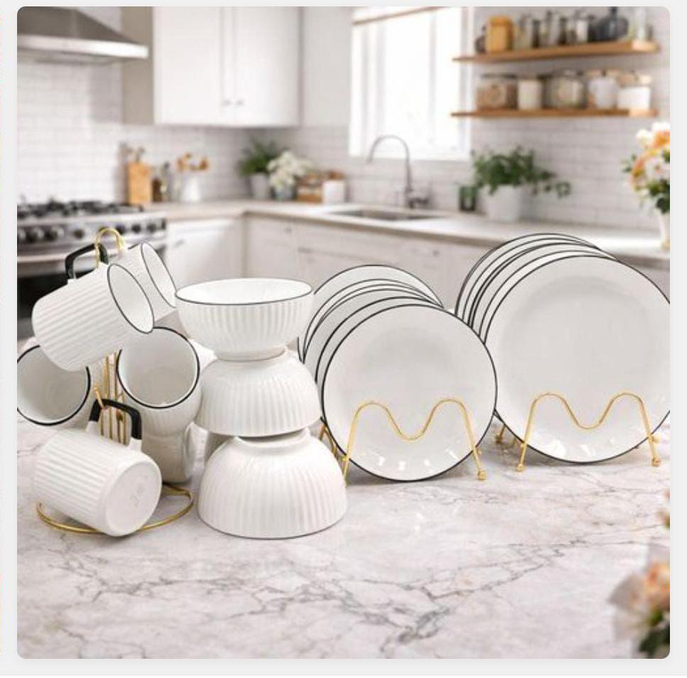 Concise dinner set 