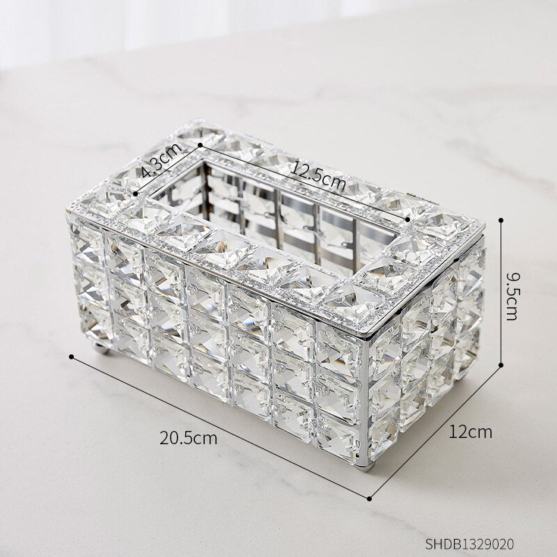 High quality crystal sparkling serviette holder 