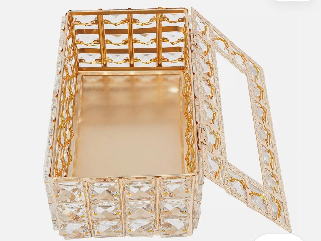 High quality crystal sparkling serviette holder 