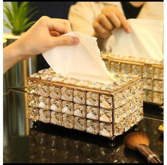 High quality crystal sparkling serviette holder 