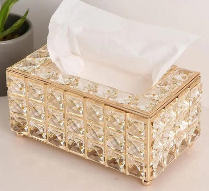 High quality crystal sparkling serviette holder 