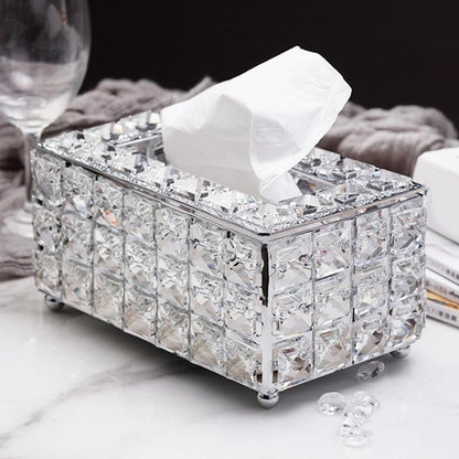 High quality crystal sparkling serviette holder 