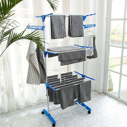 3 Layer Portable / Movable Cloth Drying Rack