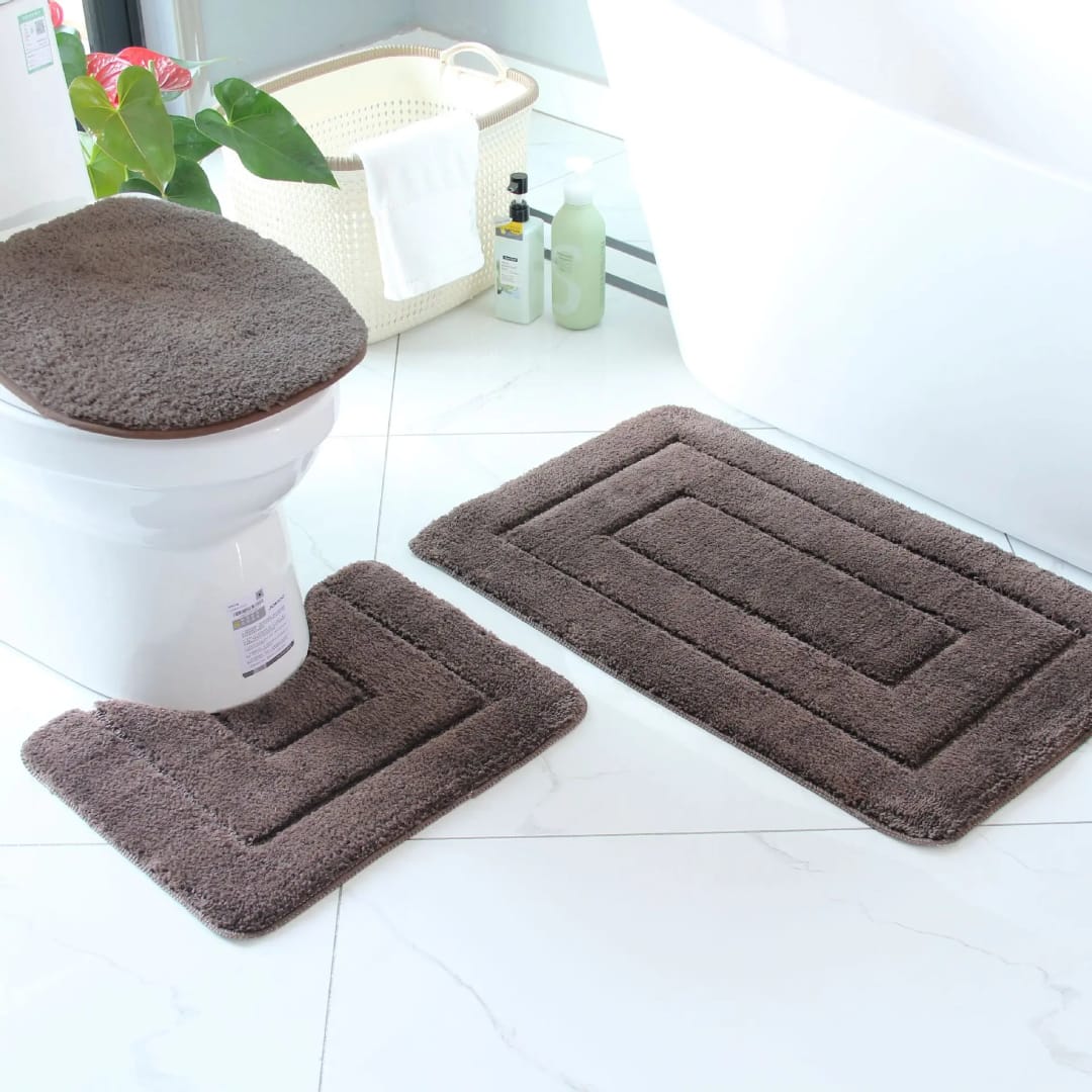 3pcs Bathroom Mats