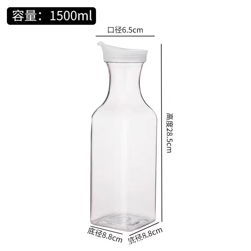 Clear acrylic pitcher bottle