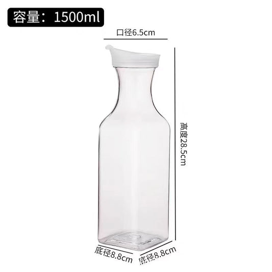 Clear acrylic pitcher bottle