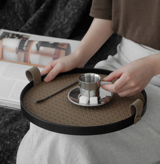 Modern Single Metallic Tray